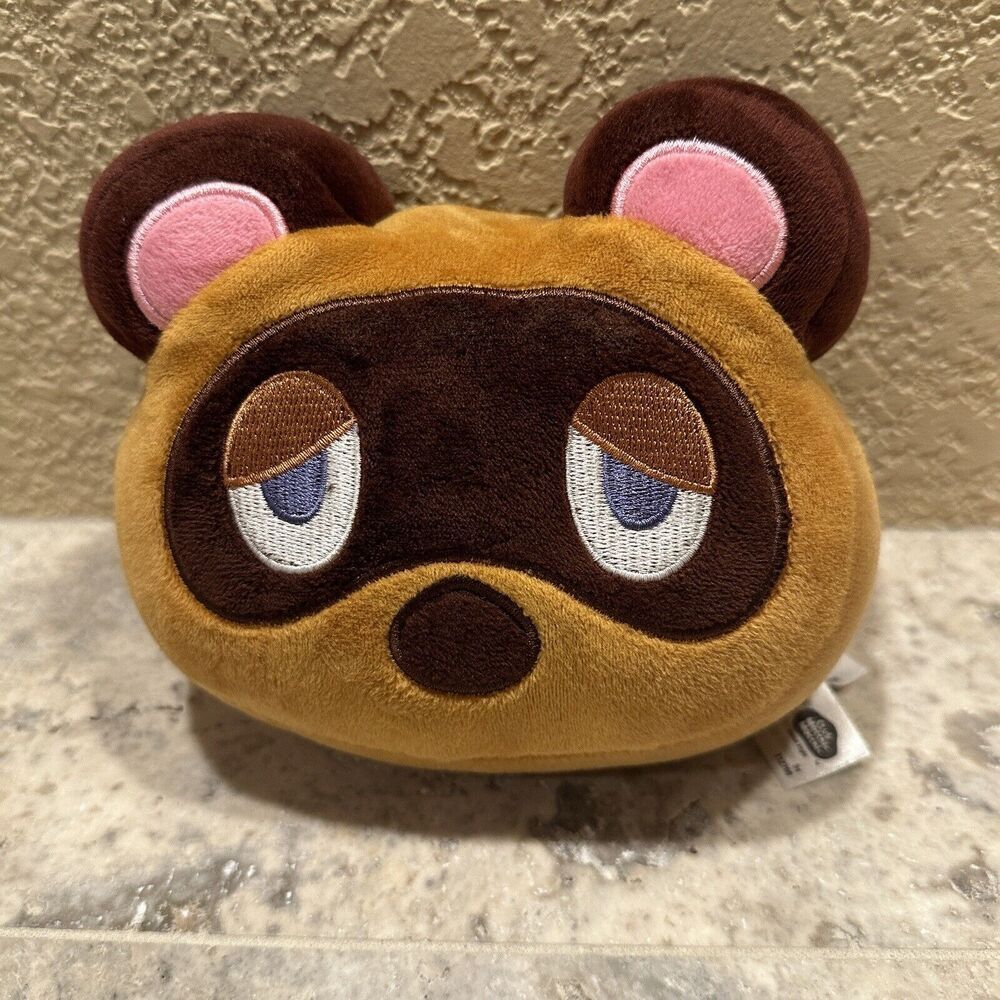 Club Mocchi‎ Nintendo Animal Crossing Tom Nook Junior Plush Tomy 6" Raccoon